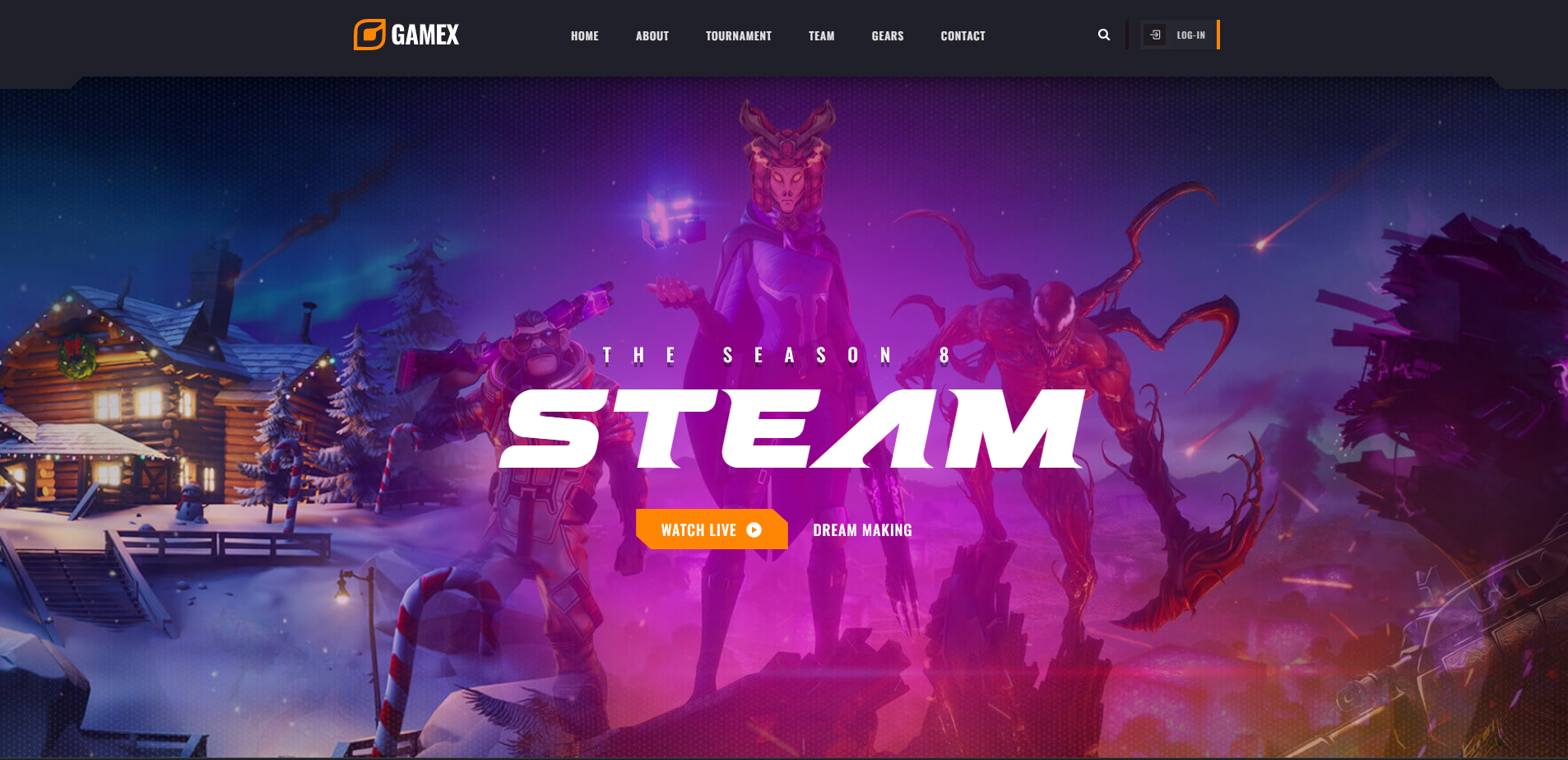 GameX Gaming Website